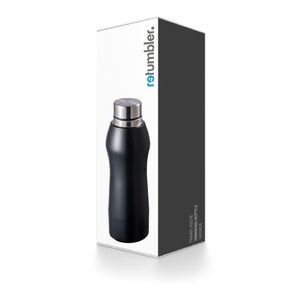 NWT Retumbler Water Bottle Stainless Steel Black/Silver 860 ml Capacity